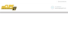 Tablet Screenshot of cupe27.com